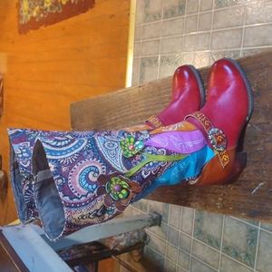 SIZE 9 Beautiful Colorful Boots
